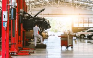 automobile shop accident liability