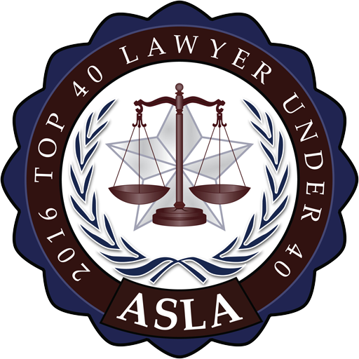 American Society of Legal Advocates' Top 40 Lawyers Under 40