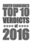 South Carolina's Top 10 verdicts of 2016