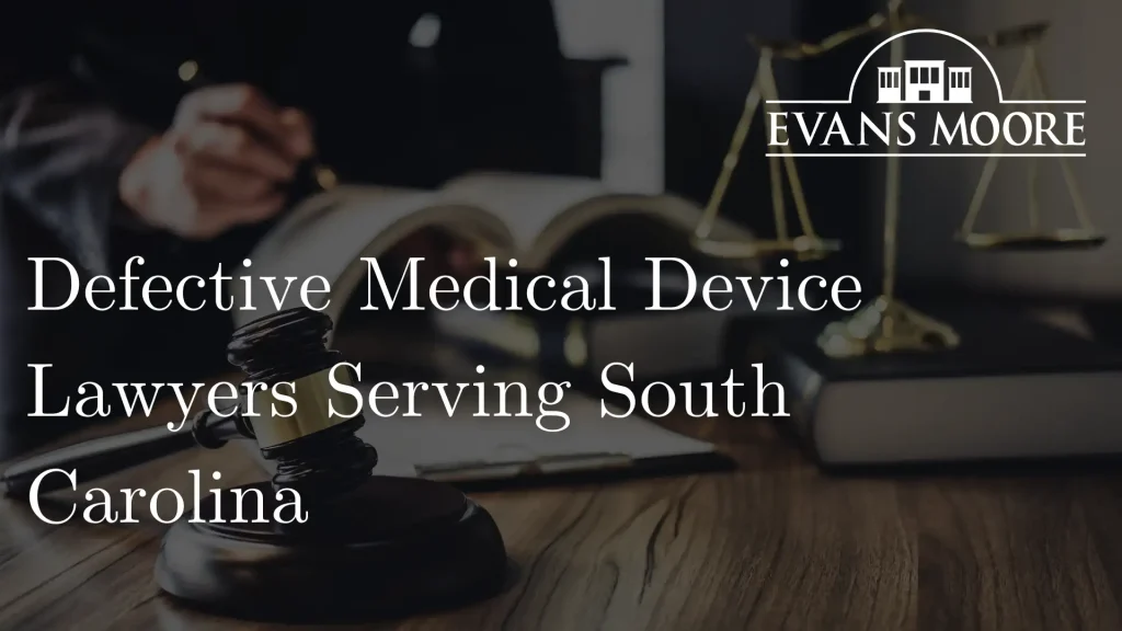 Defective Medical Device Lawyers Serving South Carolina Image