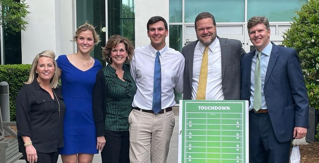 Evans Moore Trial team after verdict