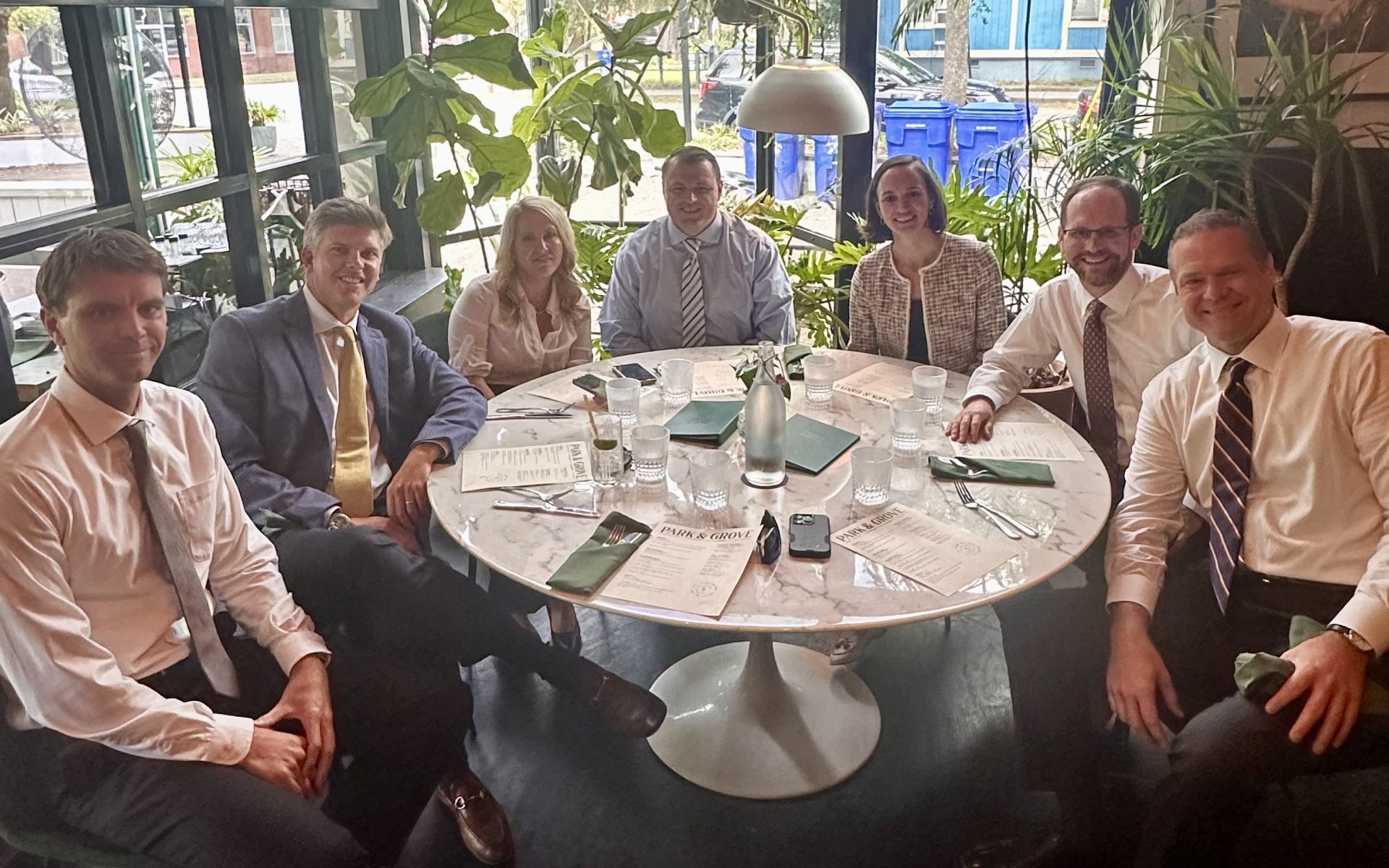 Appellate team after argument